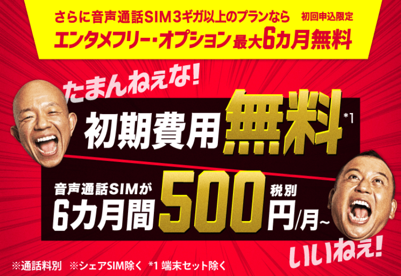 BIGLOBEモバイル 半年間900円割引キャンペーン 末端セット還元アップ -2020年9月編-